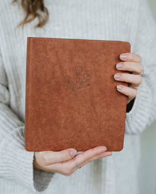 Bibel mit Blumen - Sconi Bibel