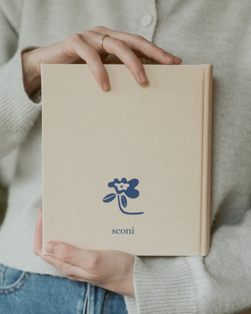 Leinenbibel „Blumen“ - Sconi Bibel