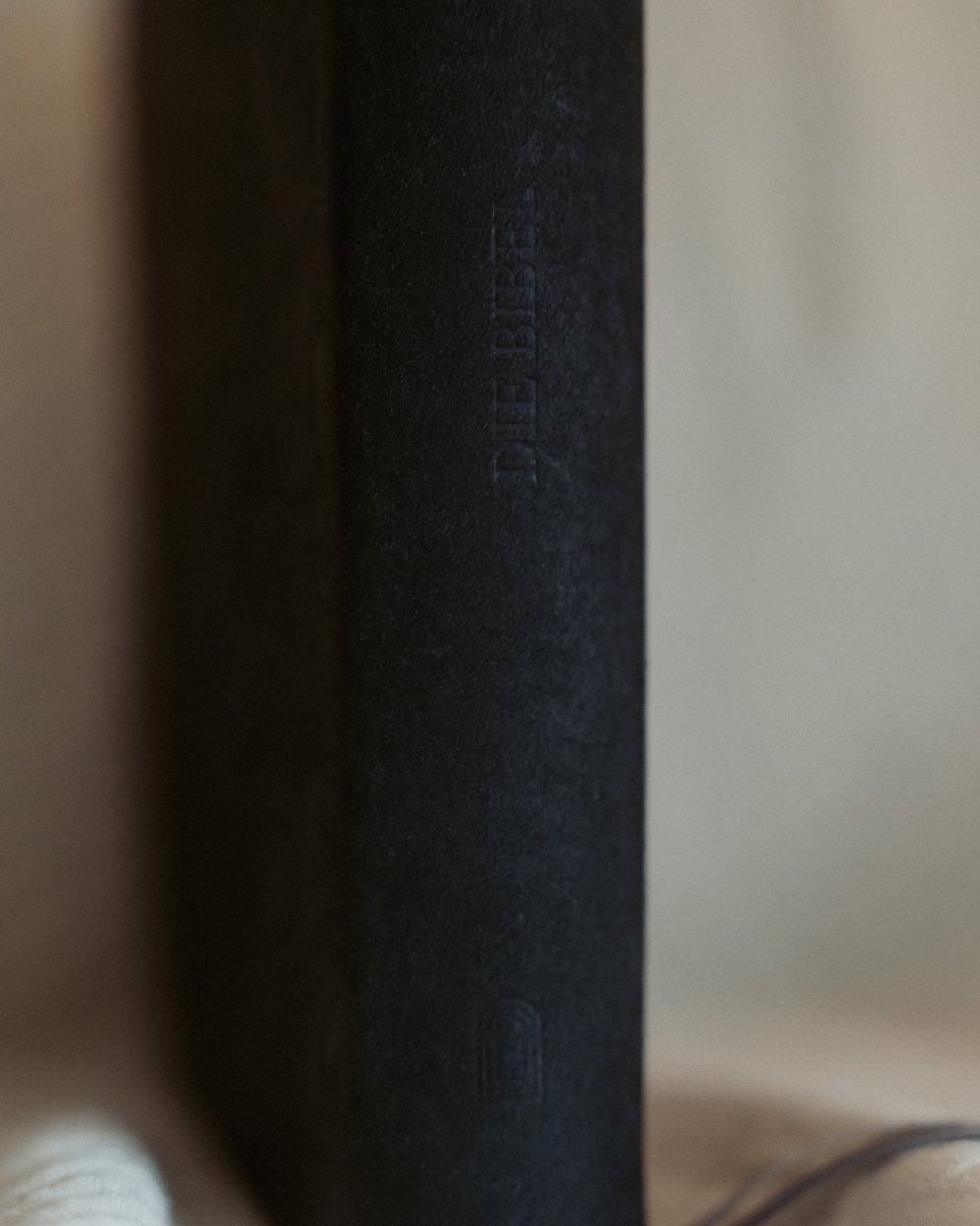 Schwarze Wildleder - Bibel - Sconi Bibel
