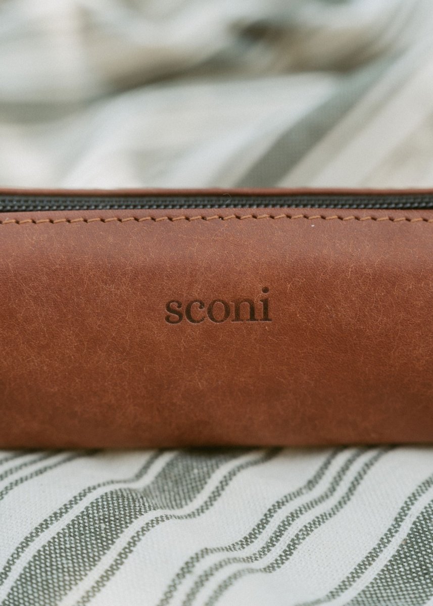 Wildleder-Etui mit Sconi-Prägung - Sconi Bibel